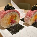 銀座 ちかみつ - 肉寿司