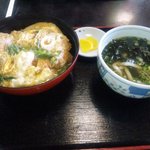 喜十郎 - ミニうどんセットのカツ丼