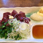 Yakitonzamurai - レバ刺 鮮度バツグン血抜き完璧で美味い！