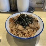 函館塩ラーメン 五稜郭 - ホタテご飯