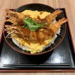 かつそばや 松幸 - とろたま大海老あげカツ
