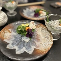 泳ぎとらふぐ活蟹料理 あじ平 曽根崎 - 