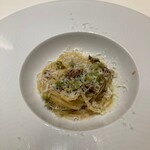 Ristorante Ecru - 蕗とタプナードのアーリオオーリオ