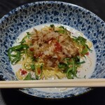 桜小町 - 【春のおすすめパスタ】鯖と青じその梅クリームソース