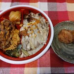 Mr.Chicken Keihanten - チリクラブ贅沢弁当と、ミニトムヤム唐揚げ。