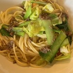 グリーンテーブル - 有機やさいたっぷりアンチョビソースがけスパゲッティ