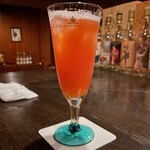 Bar Aging - ブラッドオレンジのカクテル