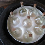 庭園の宿 石亭 - 夕刻の利酒タイム