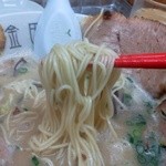 金田家 本店 - 2014年2月　麺は普通にしてます。