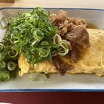 交野向井田食堂 - 牛肉玉子焼390円