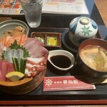 YUMEKOUSEN - 海鮮丼　１６２８円