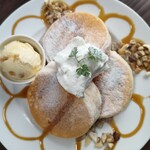 パンケーキ＋カフェラテ - 