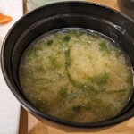 鮨處八千代総本店  - 海苔のお味噌汁