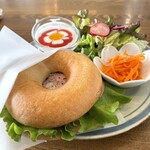 moricafe brunch&crepes - ベーグルブランチ¥850込(2024/4時点)