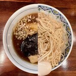 奈つやの中華そば - 奈つやのもちもち雲呑味玉つけそば