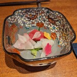 日本料理 丸しま - 造り　　　　　　　　　　　　　　　　　　　　　　　　　　石鯛　本鮪　槍烏賊