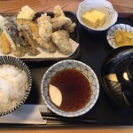 うどん 天ぷら 椿 - セット内容です