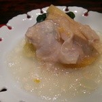 賛否両論 - 春野菜のハマグリのジュレかけ