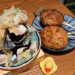 神田屋 - あて巻きガリサバと塩つくね串