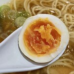 Furukawa - 味玉は半熟タイプではありませんが、よく味が沁みています。