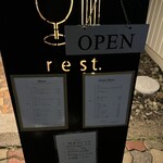 rest. - Signboard