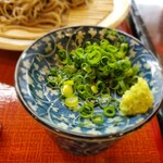 そば茶屋 青空みあん - 薬味が美味い