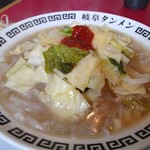 gifutammen - 岐阜タン（３辛）、野菜増量、こんにゃく麺