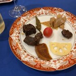 四川料理 巴蜀 - 前菜の盛り合わせ