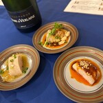 四川料理 巴蜀 - 前菜盛り合わせの続きで、棒棒鶏の食べ比べ