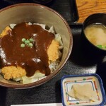 Katsudon Nomura - ドミグラスソースカツ丼　並盛　ロース　900円