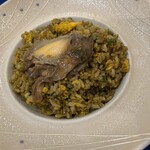 四川料理 巴蜀 - アワビの肝チャーハン