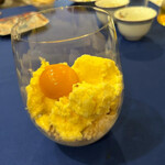 四川料理 巴蜀 - デザート　杏仁豆腐、山椒アイス、金柑の甘露煮