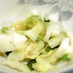 大衆割烹 三州屋 - 銀むつあら煮 870円 の香の物