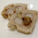 レンコン餅米キンモクセイジャム煮