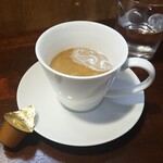 キッチン ブルー グローブ - ホワイトコーヒーにします