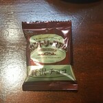 キッチン ブルー グローブ - お菓子のアップ