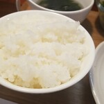 キッチン ブルー グローブ - ご飯大盛りのアップ