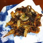 沖縄料理 あだん - もずくの天ぷら