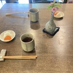 手打そば くりはら - お箸と箸置きがステキ