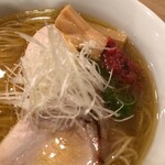 人力俥 - 白髪ネギと南高梅で味変です！