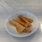黒潮拉麺 - サービスでいただいたメンマ✨