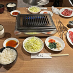 焼肉冷麺だいじゅ - 「ハラミ定食」¥1,900