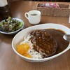 花みずき - ハンバーグカレーライスセット1300円