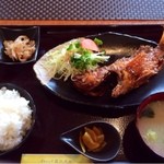 花ホタル - Bアラカブの唐揚げニンニク醤油ランチ。