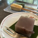 梅の花 - あずき豆腐