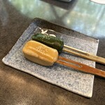 梅の花 - 生麩田楽　おかずにもスイーツにもなるような