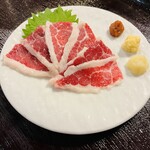 Horse sashimi/Special Futaego sashimi