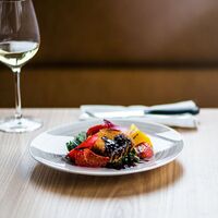 カジキマグロコトレッタ 焼きトマトソース