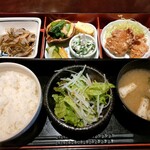 Shunsai Komame - 日替わりランチ　850円　今日は鶏の唐揚げ