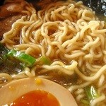 追風丸 大謝名店 - あっさり匠醤油ラーメンの細麺